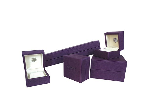 Dark Purple Color Fine Jewelry Boxes