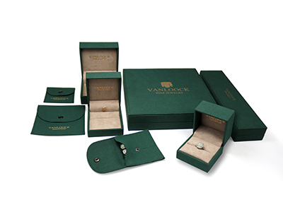 Fine Jewelry Boxes with Microfiber Covering