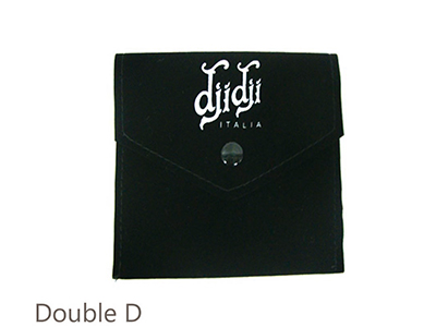 Dark Green Double Velvet Pouch