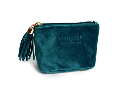 Mini Glossy Velvet Jewelry Pouch