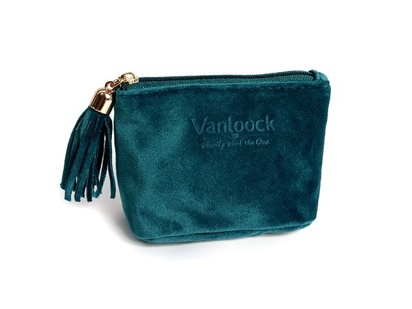 Mini Glossy Velvet Jewelry Pouch