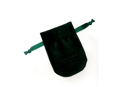 Drawstring Glossy Velvet Pouch