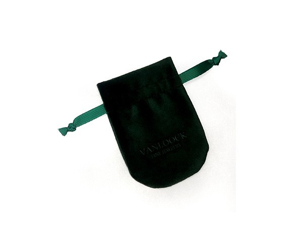 Drawstring Glossy Velvet Pouch