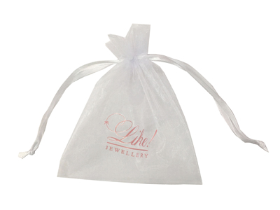 White Organza Pouch