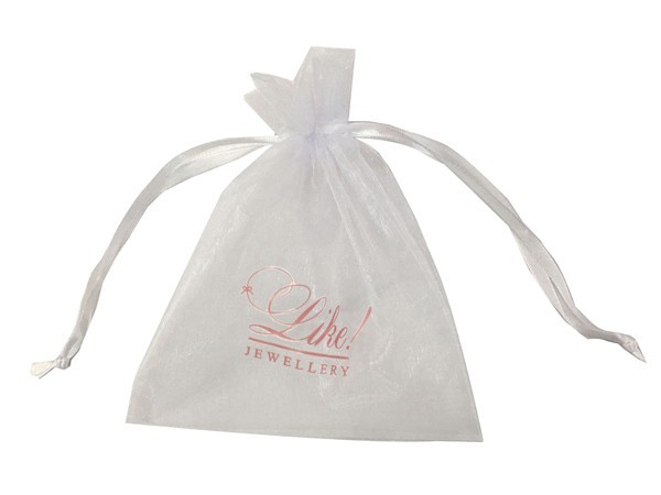 White Organza Pouch