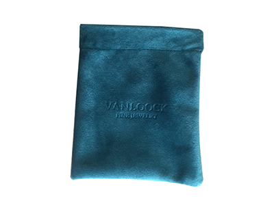 Shiny Velvet Jewelry Pouch with Special Opening