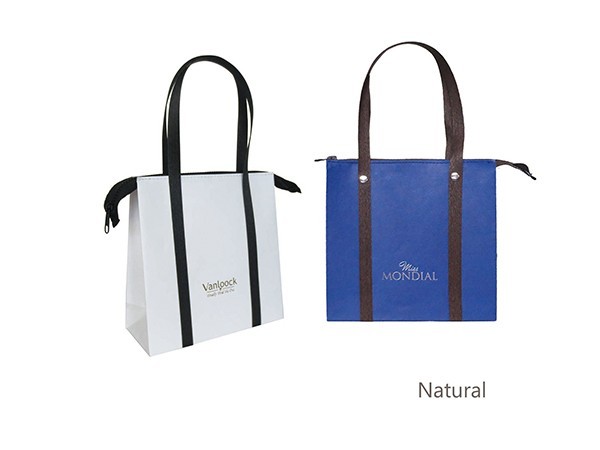 Kraft  Paper Bag with Zipper Closure