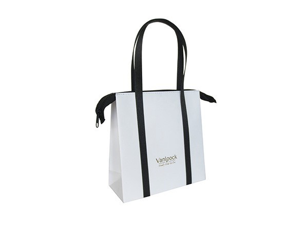 Kraft  Paper Bag with Zipper Closure